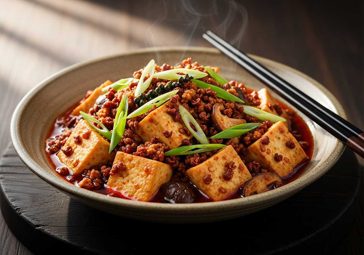Đậu phụ xốt Tứ Xuyên
